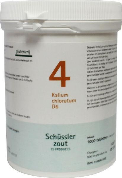 Pfluger Pfluger Kalium chloratum 4 D6 Schussler (1000 tab)