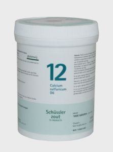 Pfluger Pfluger Calcium sulfuricum 12 D6 Schussler (1000 tab)