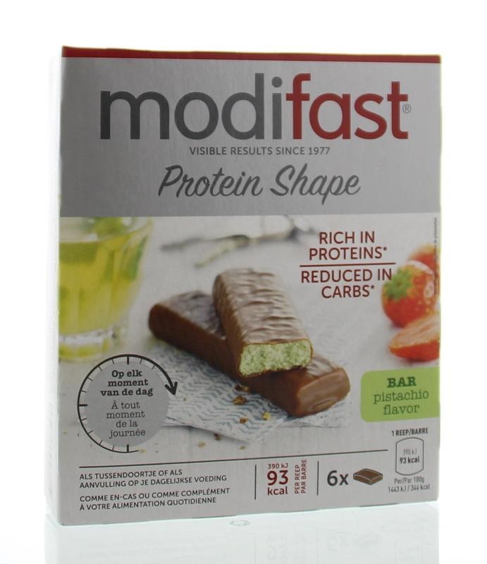 Modifast Modifast Protein shape reep chocolade/pistache (162 gr)