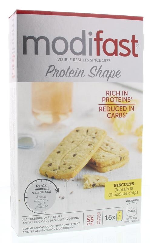 Modifast Modifast Protein shape koekjes graan/chocolade (200 gr)