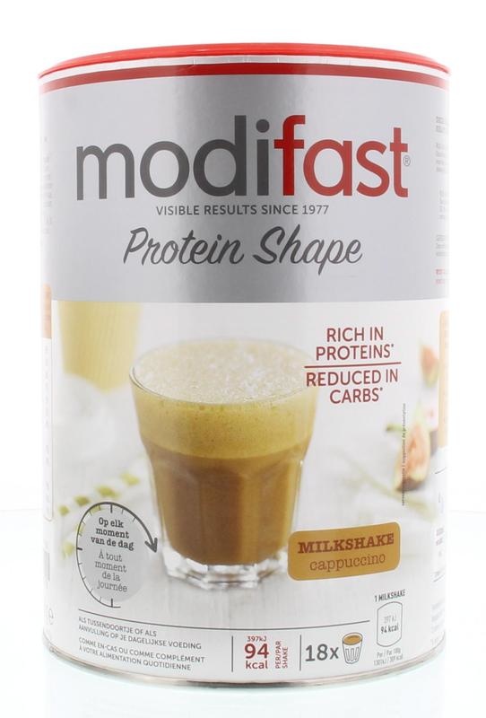 Modifast Protein shape milkshake cappuccino (540 Gram) Modifast Protein shape milkshake cappuccino (540 Gram)