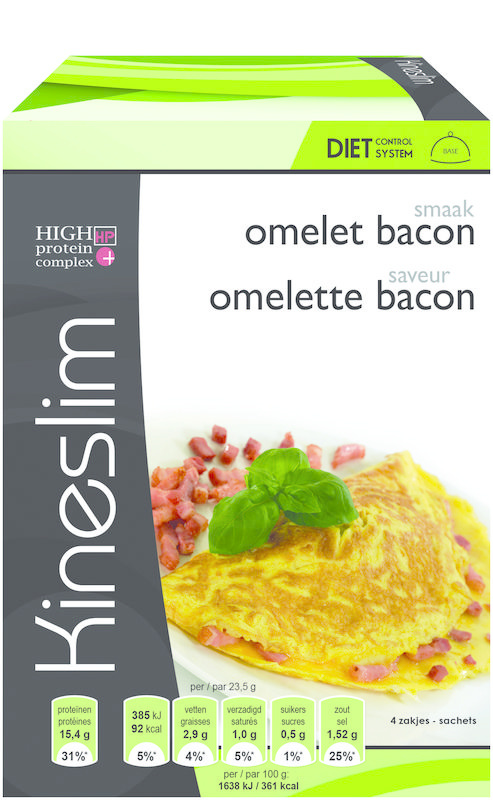 Kineslim Omeletten bacon (4 Stuks)