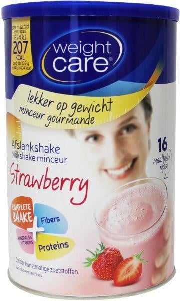 Weight Care Weight Care Afslankshake aardbei (436 gr)