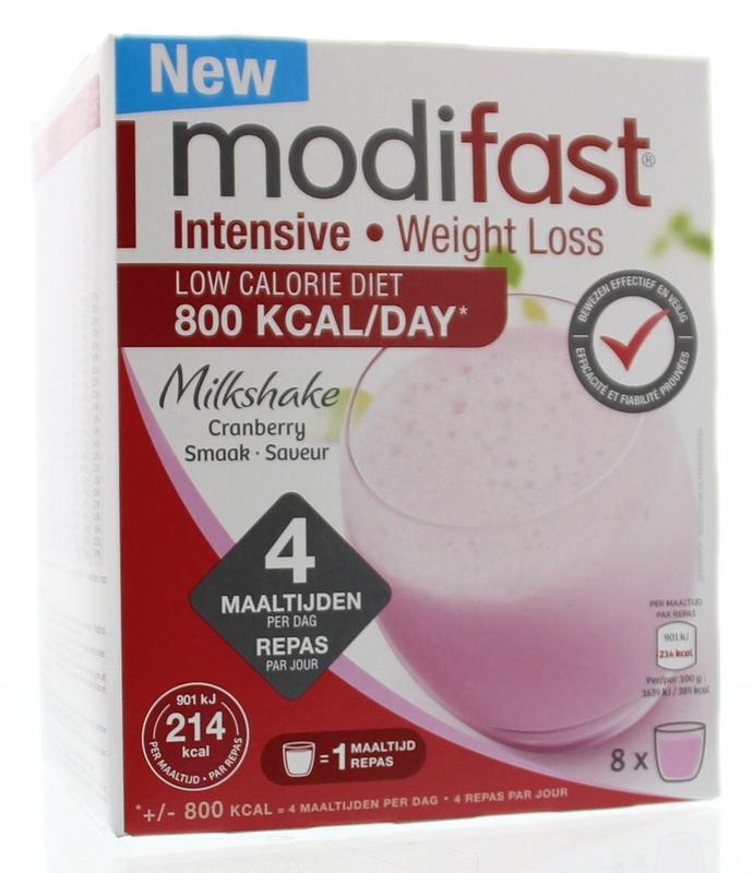 Modifast Modifast Intensive milkshake cranberry (440 gr)