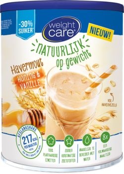 Weight Care Weight Care Havershake honing/vanille (440 gr)