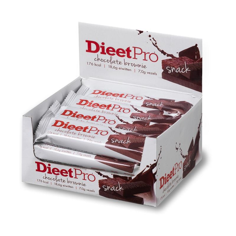 Dieet Pro Dieet Pro Snack choco brownie 50 gr (16 st)