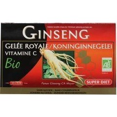 Super Diet Ginseng met royal jelly 20 x 15ml bio (300 ml)