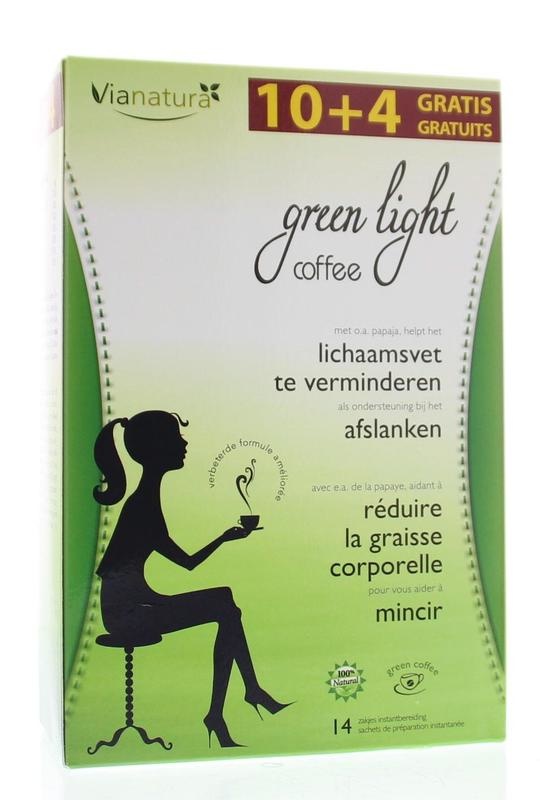 Green light afslank coffee (14 zakjes)