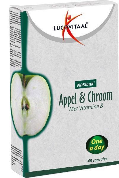 Lucovitaal Lucovitaal Appel & chroom vitamine B (48 caps)