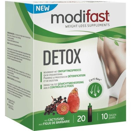 Modifast Detox met cactusvijg flacon (20 st) Modifast Detox met cactusvijg flacon (20 st)