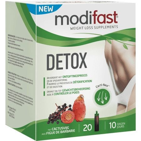 Modifast Modifast Detox met cactusvijg flacon (20 st)