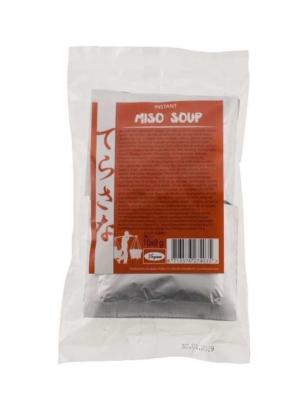 Terrasana Instant miso soep 10 x 8 gram (80 gram)