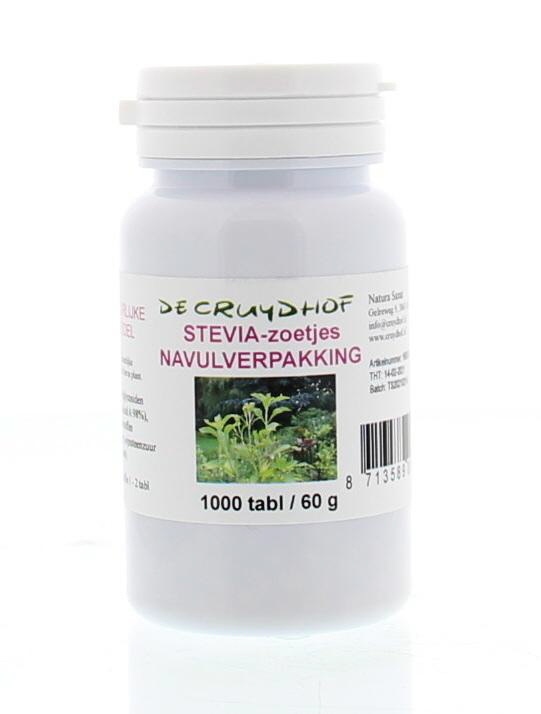 Cruydhof Cruydhof Stevia extract zoetjes navulling (1000 tab)