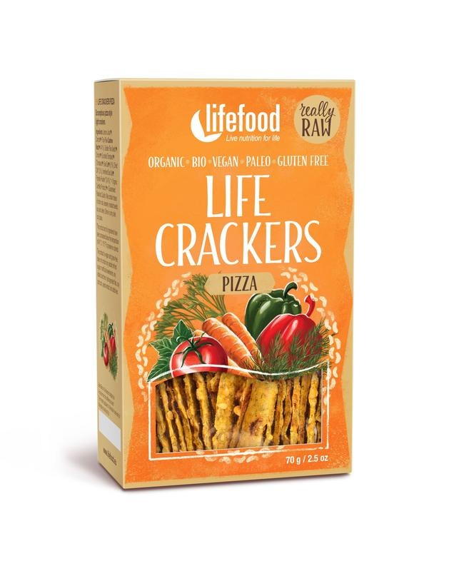 Lifefood Lifefood Life crackers pizza bio (70 gr)