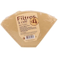 Euro Nat Koffiefilters no.4 bio (60 st)