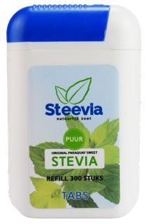 Steevia Steevia Stevia tablet navulling (300 st)