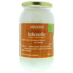 Omega & More Kokosolie extra virgin glas bio (1 ltr)