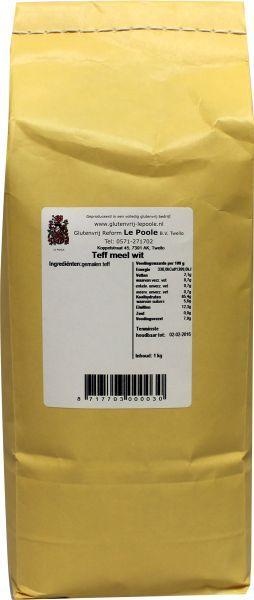 Le Poole Teffmeel wit (1 Kilogram)