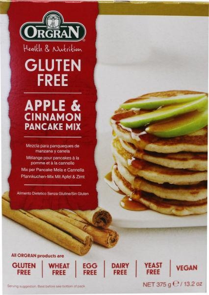 Orgran Orgran Apple & cinnamon pancake mix (375 gr)