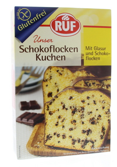 RUF RUF Cakemix met stukjes chocolade (455 gr)