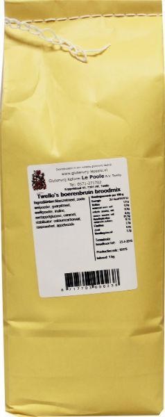 Le Poole Le Poole Twello's boerenbruin broodmix (1 Kilogr)