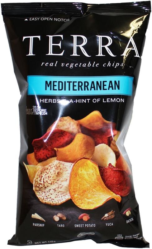 Terra Chips Terra Chips Mediterranean aardappelchips (110 gr)