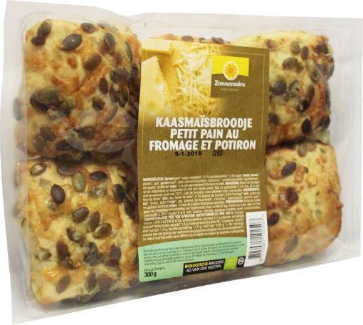 Zonnemaire Zonnemaire Kaas mais broodje pompoenpit bio (300 gr)