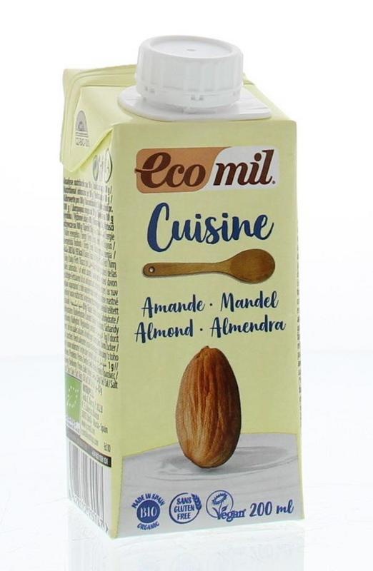 Ecomil Ecomil Cuisine amandel bio (200 ml)