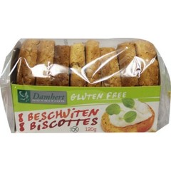 Damhert Beschuit glutenvrij (120 gr)