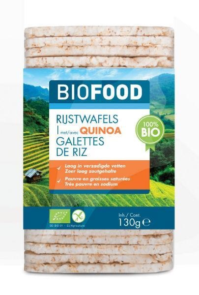 Damhert Damhert Rijstwafels met quinoa bio (130 gr)