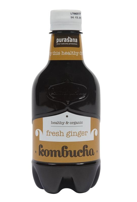 Purasana Komboecha drink fresh ginger (330 ml) Purasana Komboecha drink fresh ginger (330 ml)