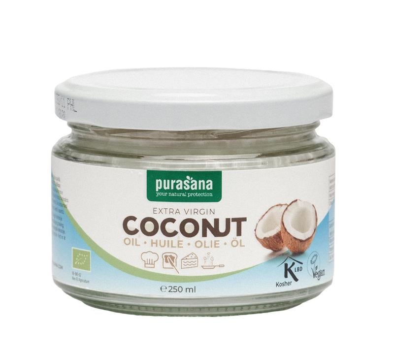 Purasana Fairtrade virgin coconut oil (250 ml)