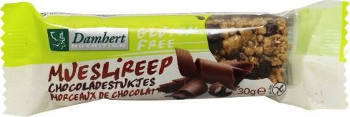 Damhert Damhert Mueslireep chocolade glutenvrij (30 gr)