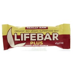 Lifefood Lifebar plus maca baobab bio (47 gr)