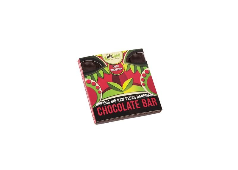 Lifefood Lifefood Raw chocolate tangy raspberry bio (35 gr)