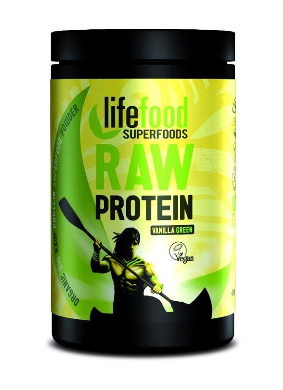 Lifefood Raw protein green vanilla bio (450 gram)