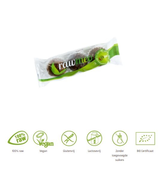 Lifefood Lifefood Rawmeo bonbons Jamaica raw & bio (60 gr)