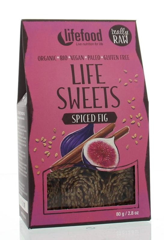 Lifefood Lifefood Life sweets vijg speculaas raw & bio (80 gr)