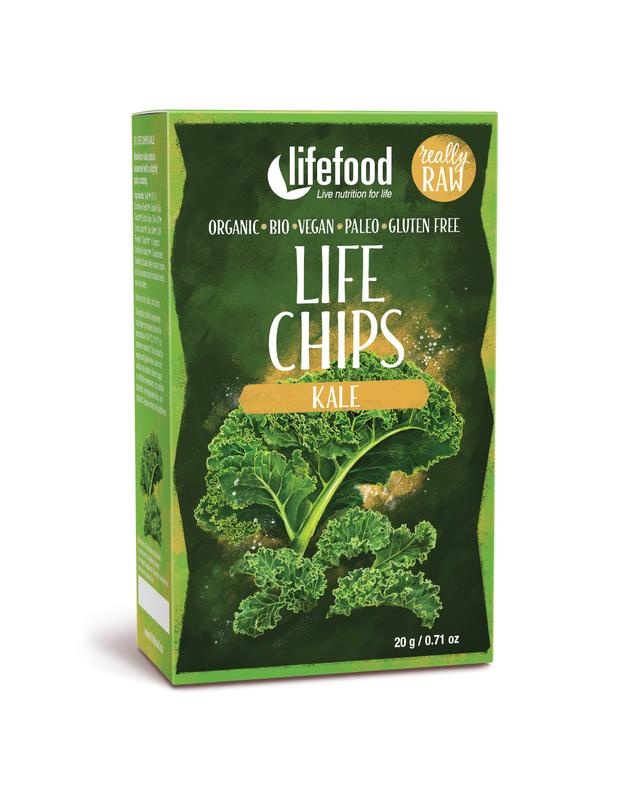 Lifefood Chips boerenkool raw & bio (20 gram)