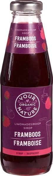 Your Organic Nat Your Organic Nat Limonadesiroop framboos bio (500 ml)