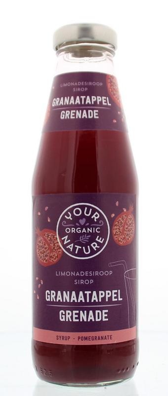 Your Organic Nat Your Organic Nat Limonadesiroop granaatappel bio (500 ml)