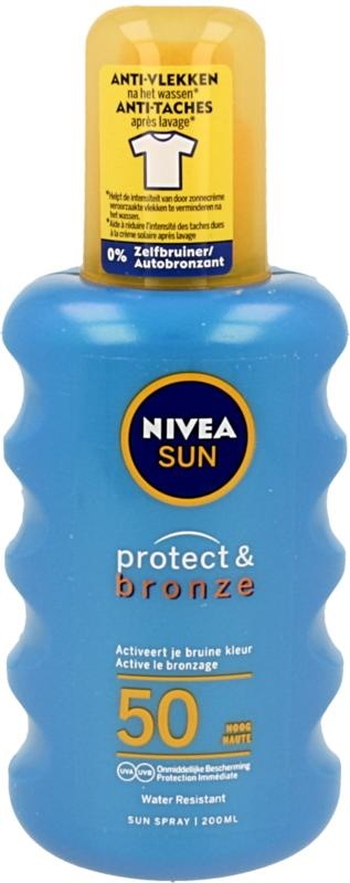 Nivea Nivea Sun protect & bronze spray SPF50 (200 ml)