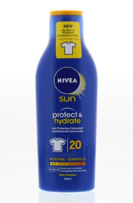 Nivea Nivea Sun protect & hydrate zonnemelk SPF20 (200 ml)