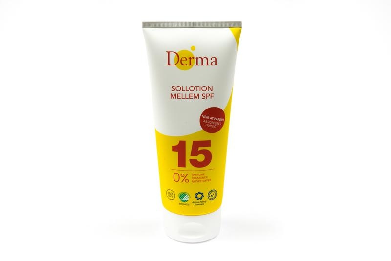 Derma Derma Sun lotion SPF15 (200 ml)