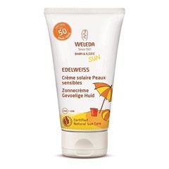 Edelweiss zonnecreme gevoelige huid SPF50 (50 Milliliter)