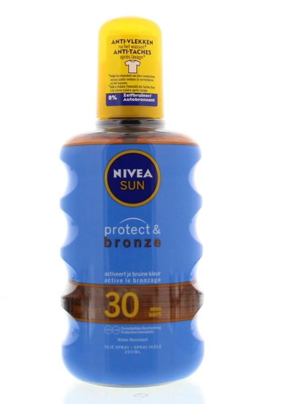 Nivea Nivea Sun protect & bronze olie spray SPF30 (200 ml)