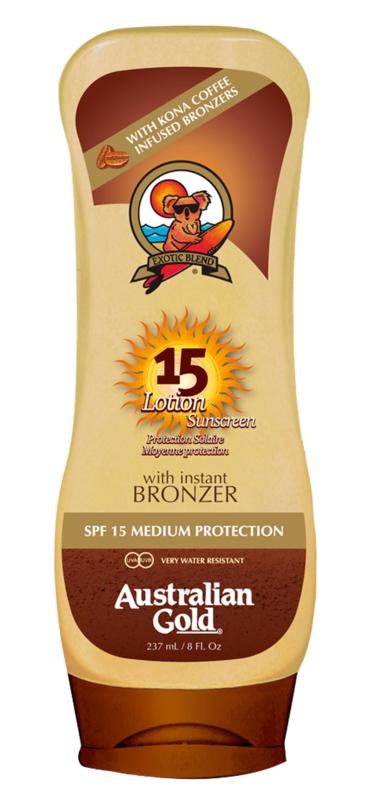 Lotion met bronzer SPF15 Lotion met bronzer SPF15