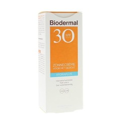 Biodermal Zonnecreme gezicht hydraplus SPF30 (50 ml)