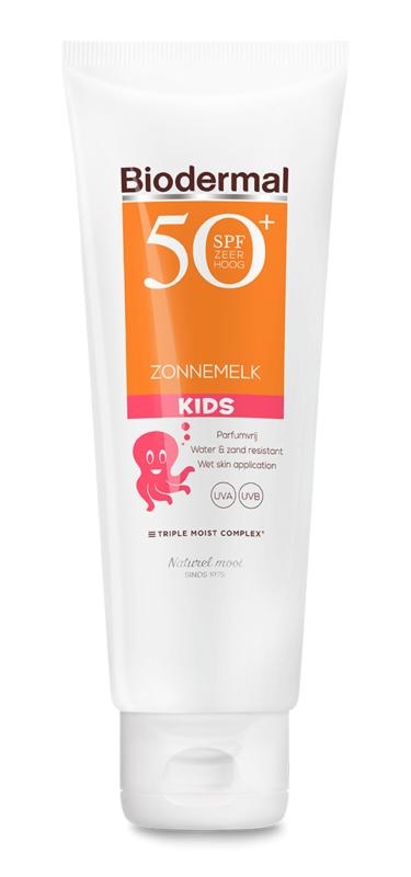 Biodermal Biodermal Zonnemelk kids SPF50+ (125 ml)