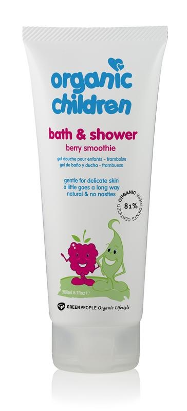 Green People Green People Organic children bad & douche gel berry smoothie (200 ml)